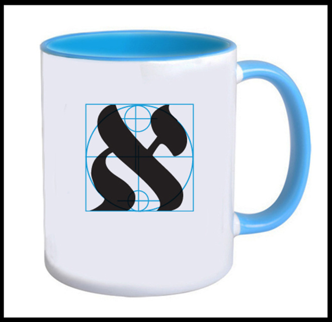 Hebrew Alphabet Printed Mug. Choose your letter!
